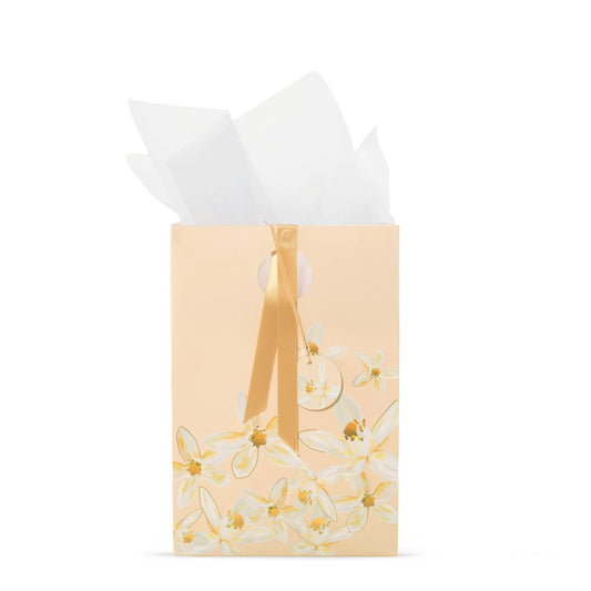 Peach Jasmine Floral Gift Bag SC0N